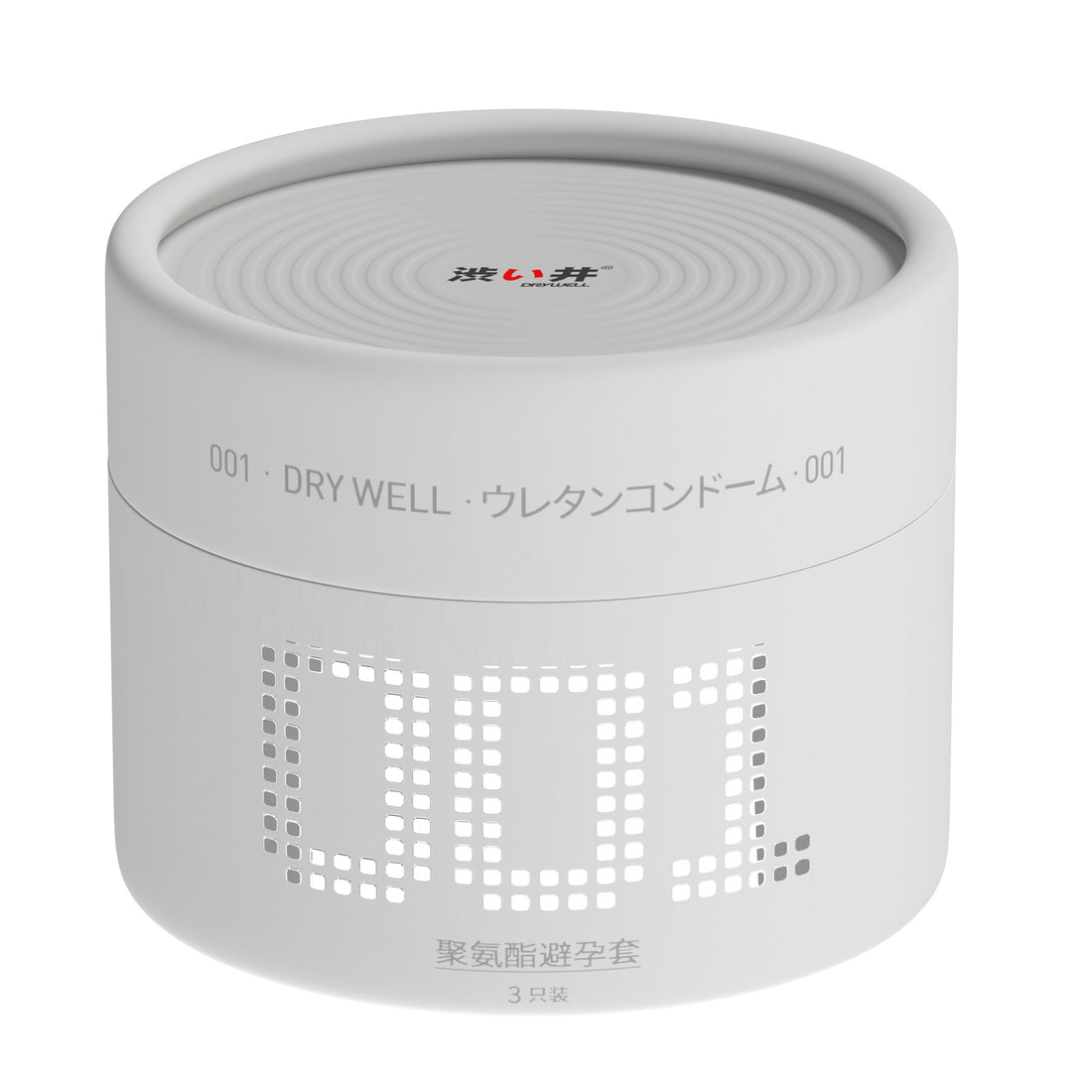 NaughtyBunny 涩井(DryWell)聚氨酯超薄001 - 3只装 涩井(DryWell)