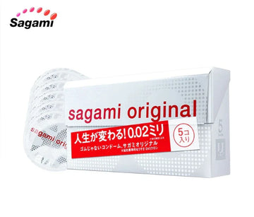 NaughtyBunny 日本进口相模（SAGAMI）超薄幸福002避孕套 - 5只装 相模（SAGAMI）